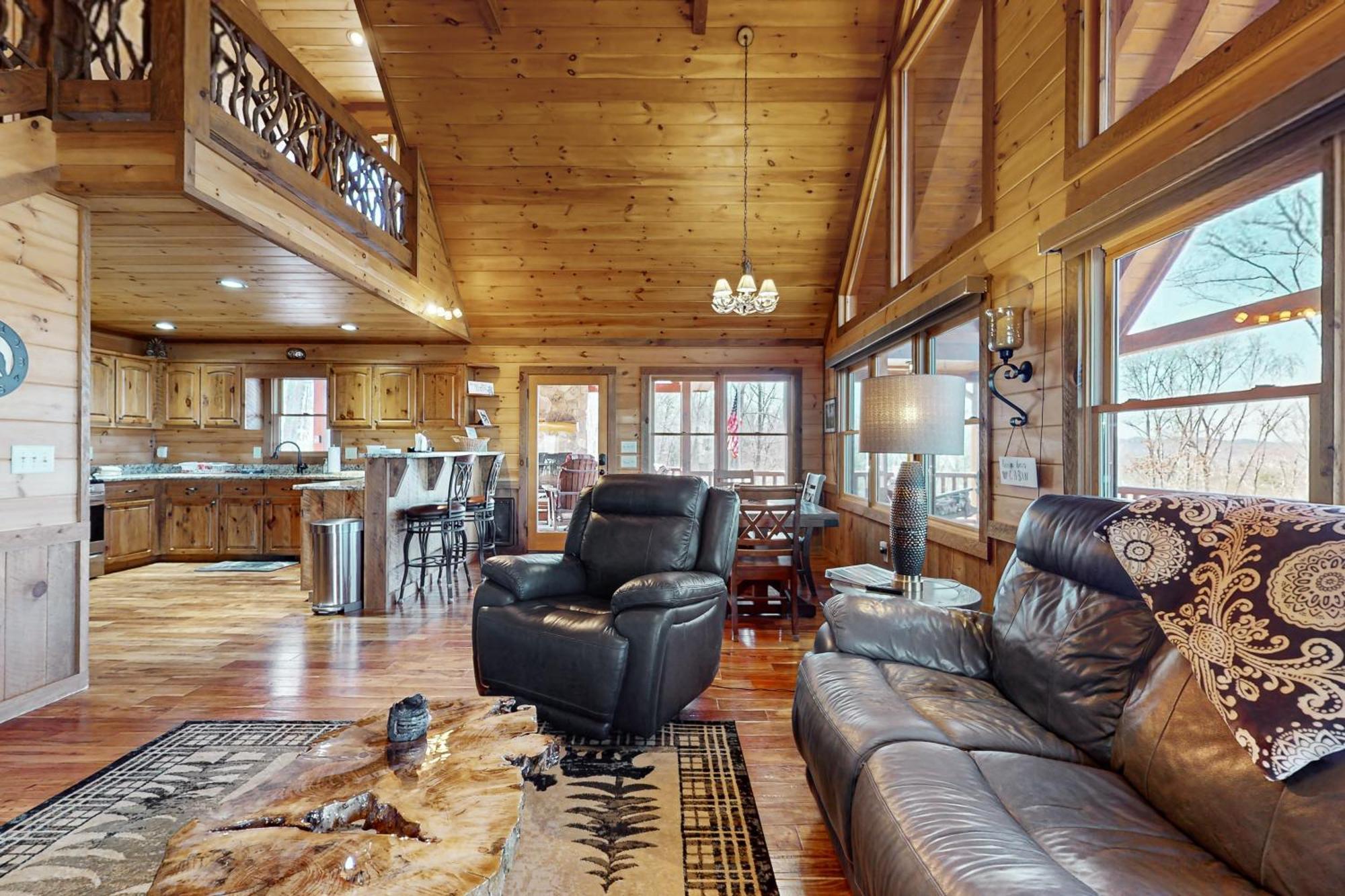 Bougie Bear Cabin Morganton Экстерьер фото