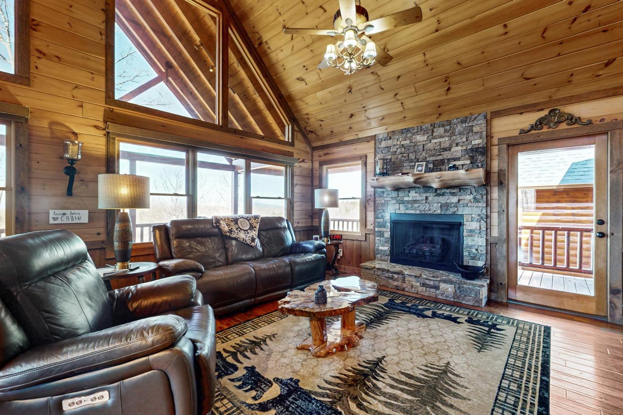 Bougie Bear Cabin Morganton Экстерьер фото