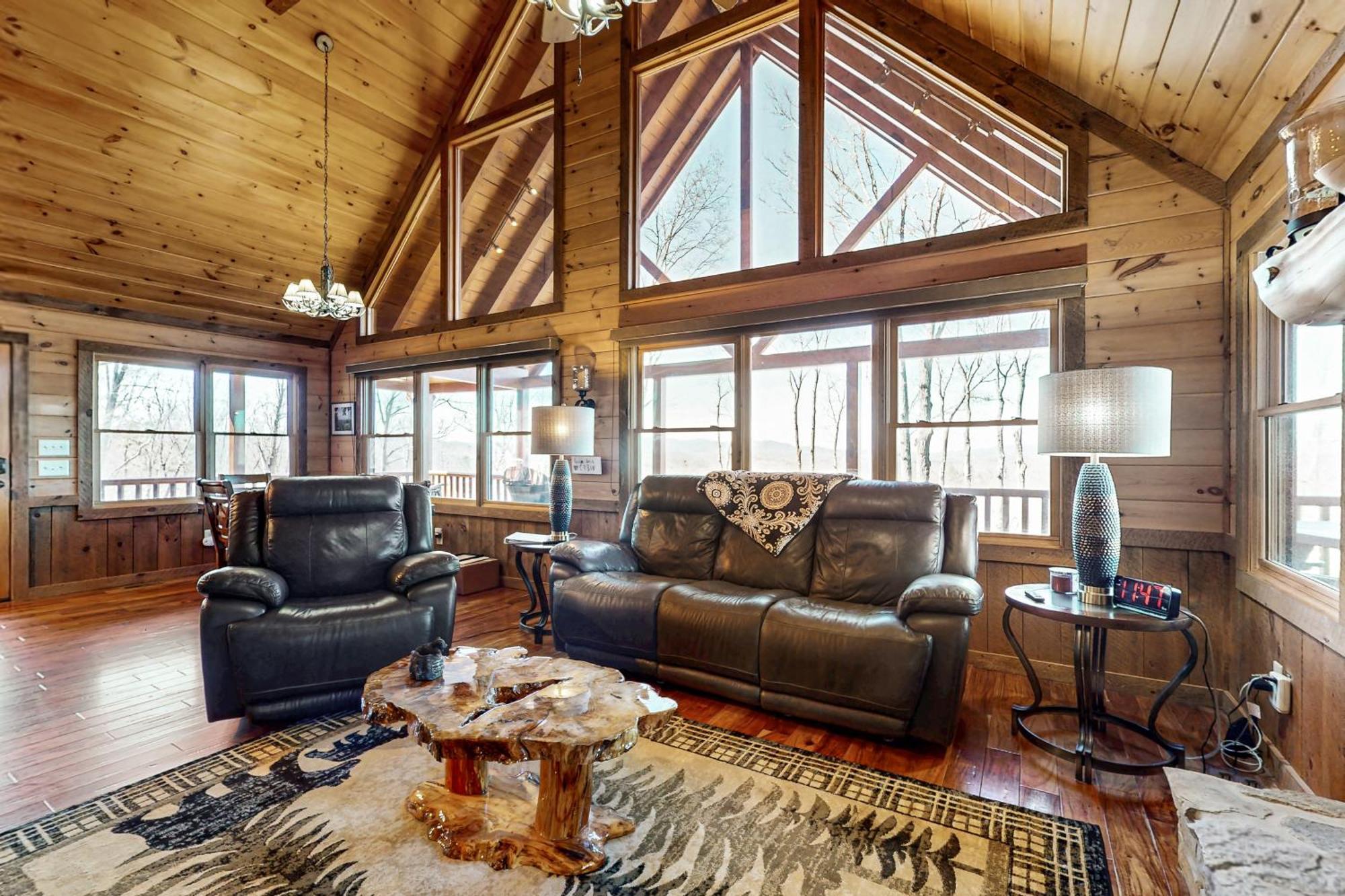 Bougie Bear Cabin Morganton Экстерьер фото
